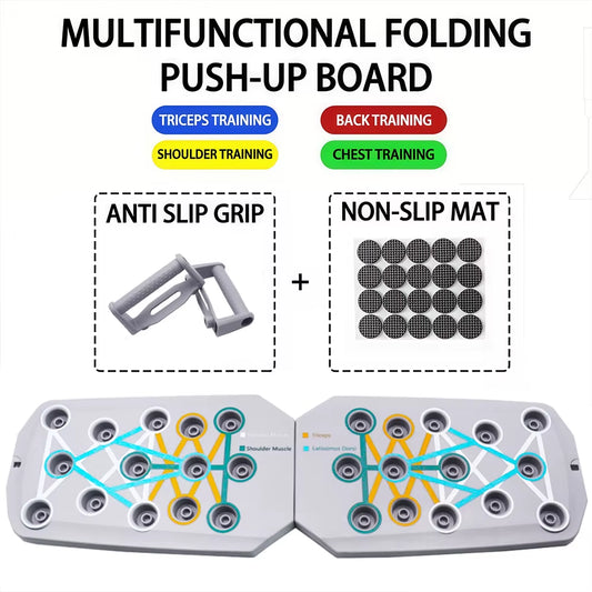 Elevate Your Workout with the Portable Multifunctional Push-Up Board Set - Ideal for Chest, Arms, and Core Training